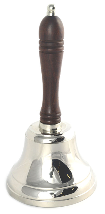 School Bell Nickel Finish